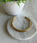 Two-Tone Cuff Bracelet