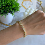 Floral Pavé Bracelet