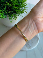 Two-Tone Cuff Bracelet