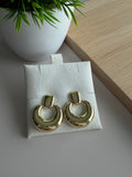 Classic Crescent Drop Earrings