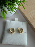 Mini Twisted Gold Hoops