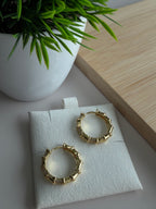 Bamboo Sparkle Hoops