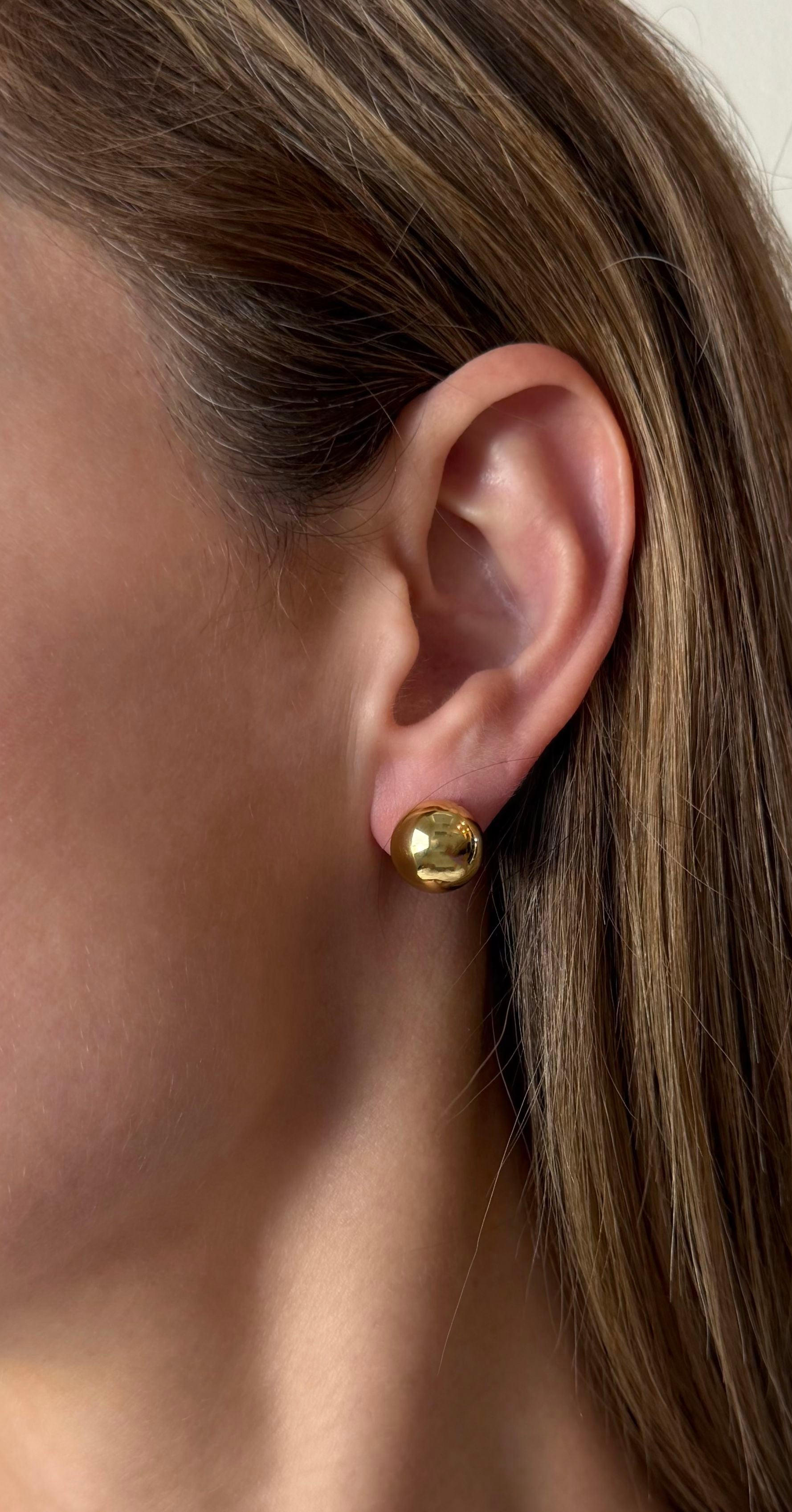 Classic Gold Ball Studs