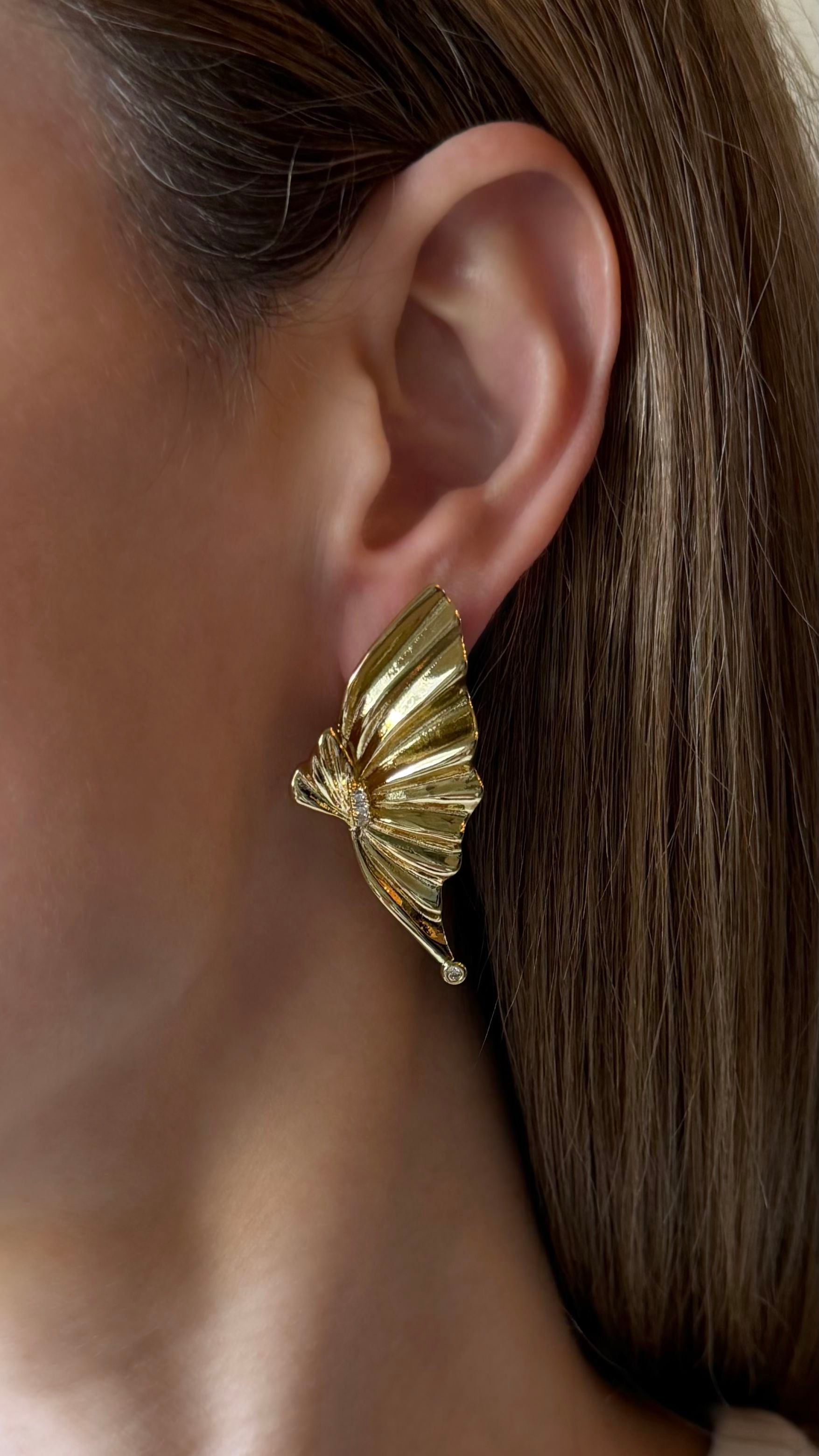 Golden Wing Earrings