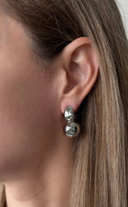 Sculpted Double-Bubble Earrings