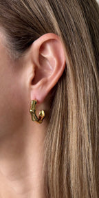 Modern Textured Hoops