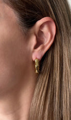 Modern Textured Hoops
