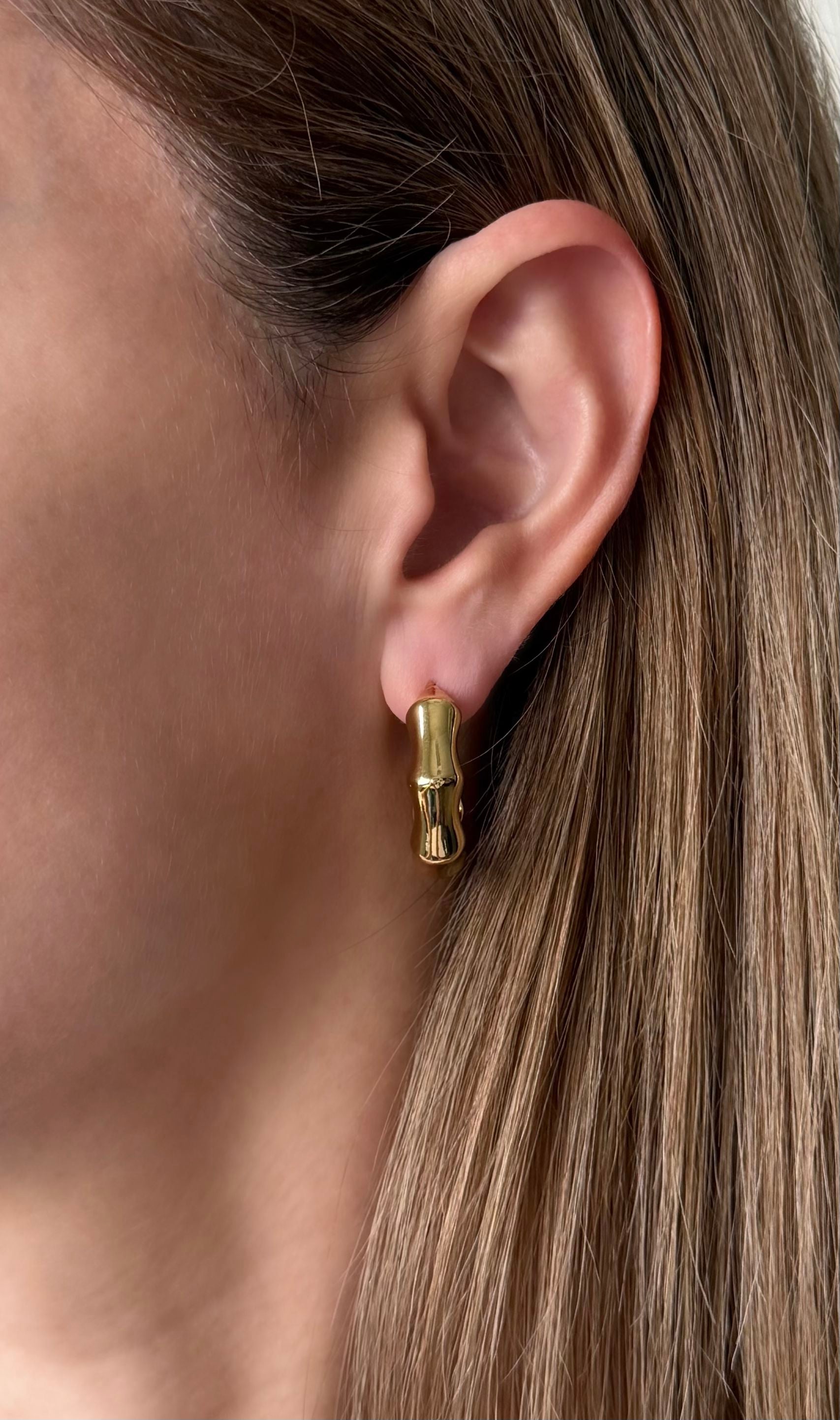 Modern Textured Hoops