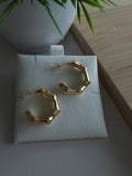Modern Textured Hoops