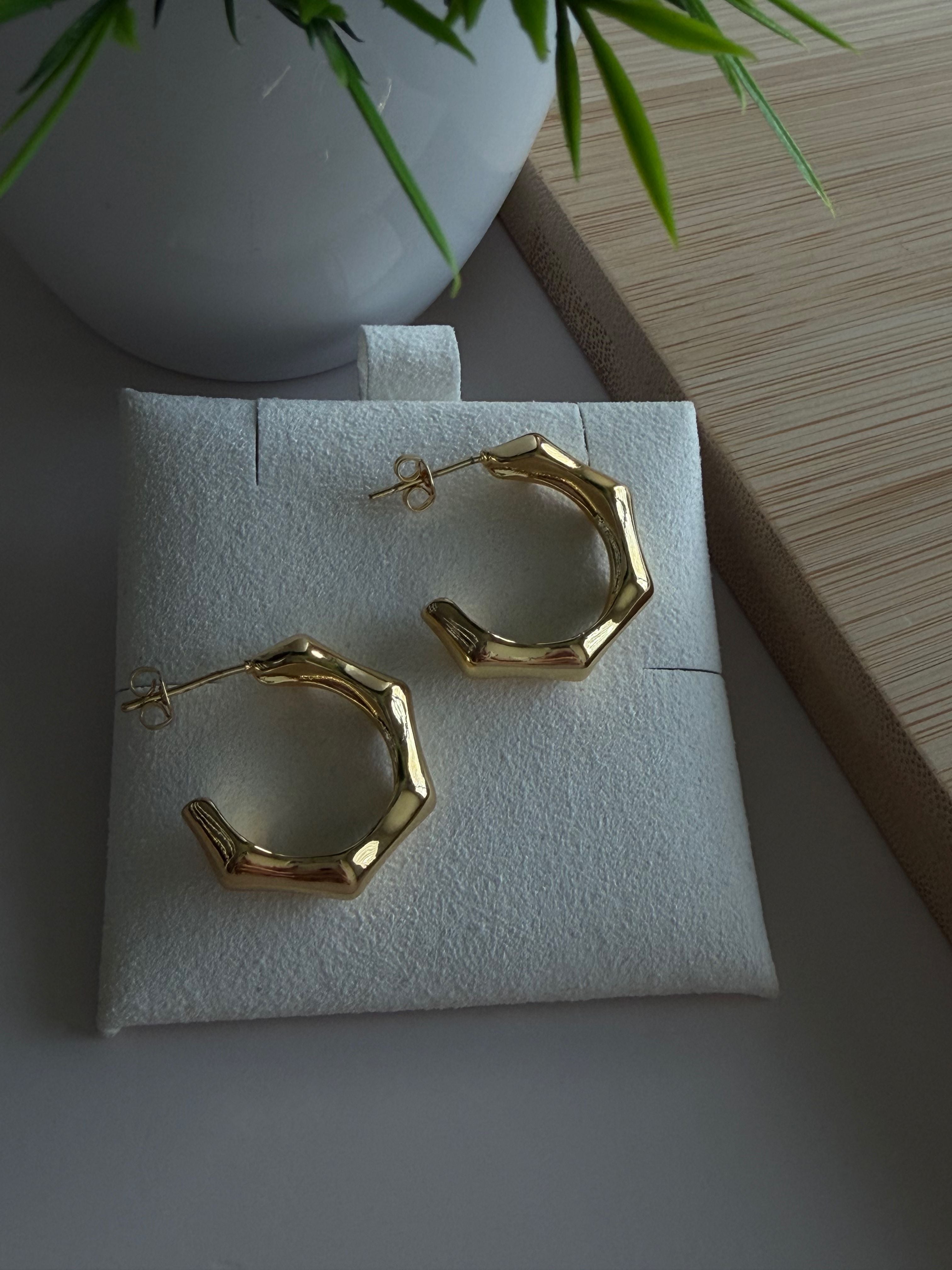 Modern Textured Hoops