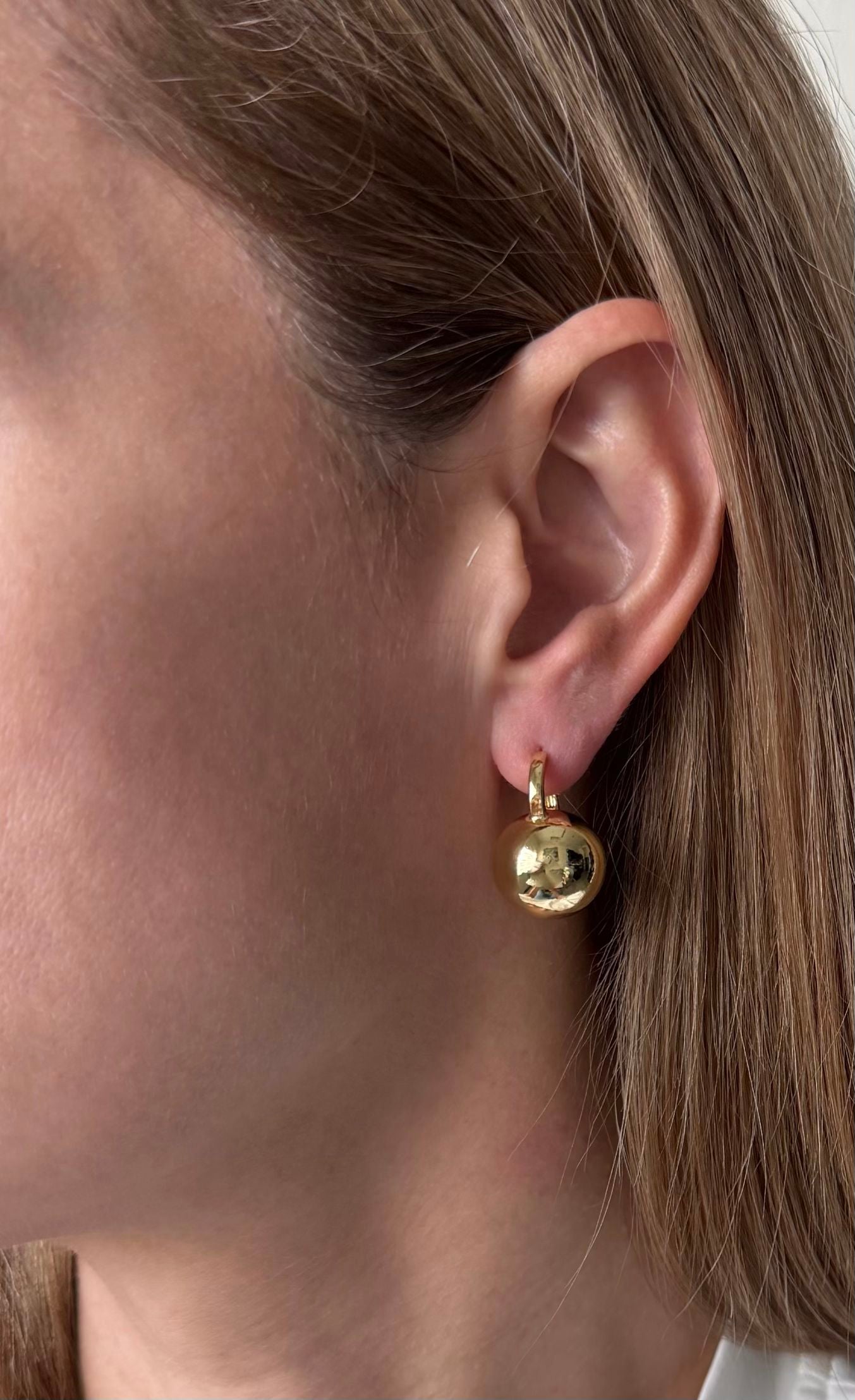 Classic Sphere Hoops