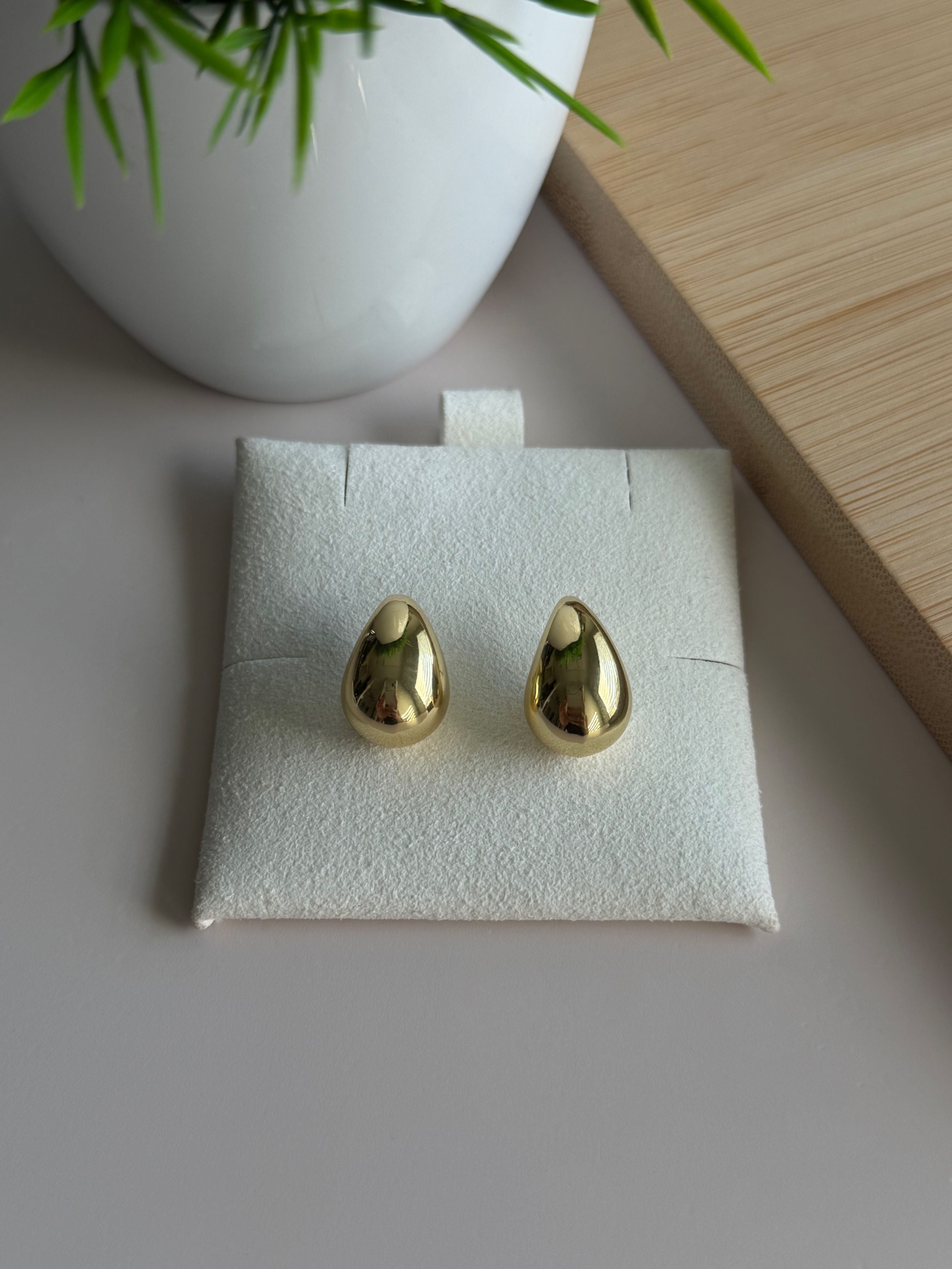 Classic Teardrop Stud Earrings