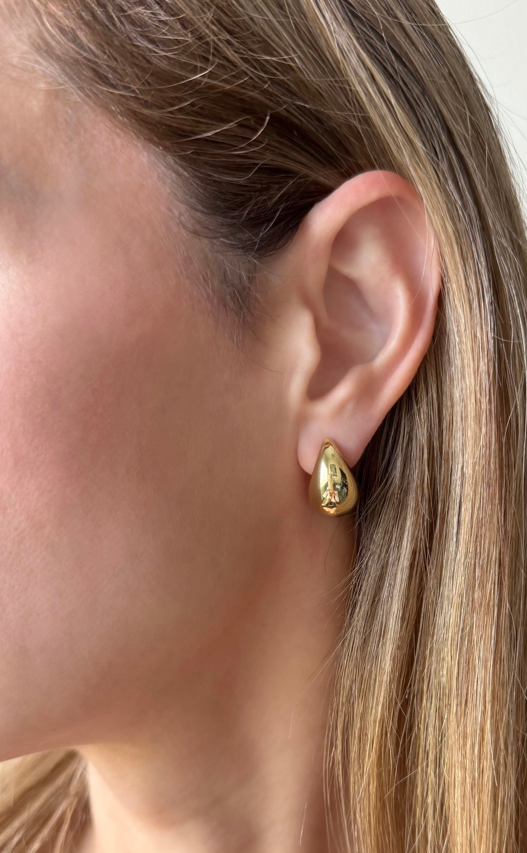 Classic Teardrop Stud Earrings