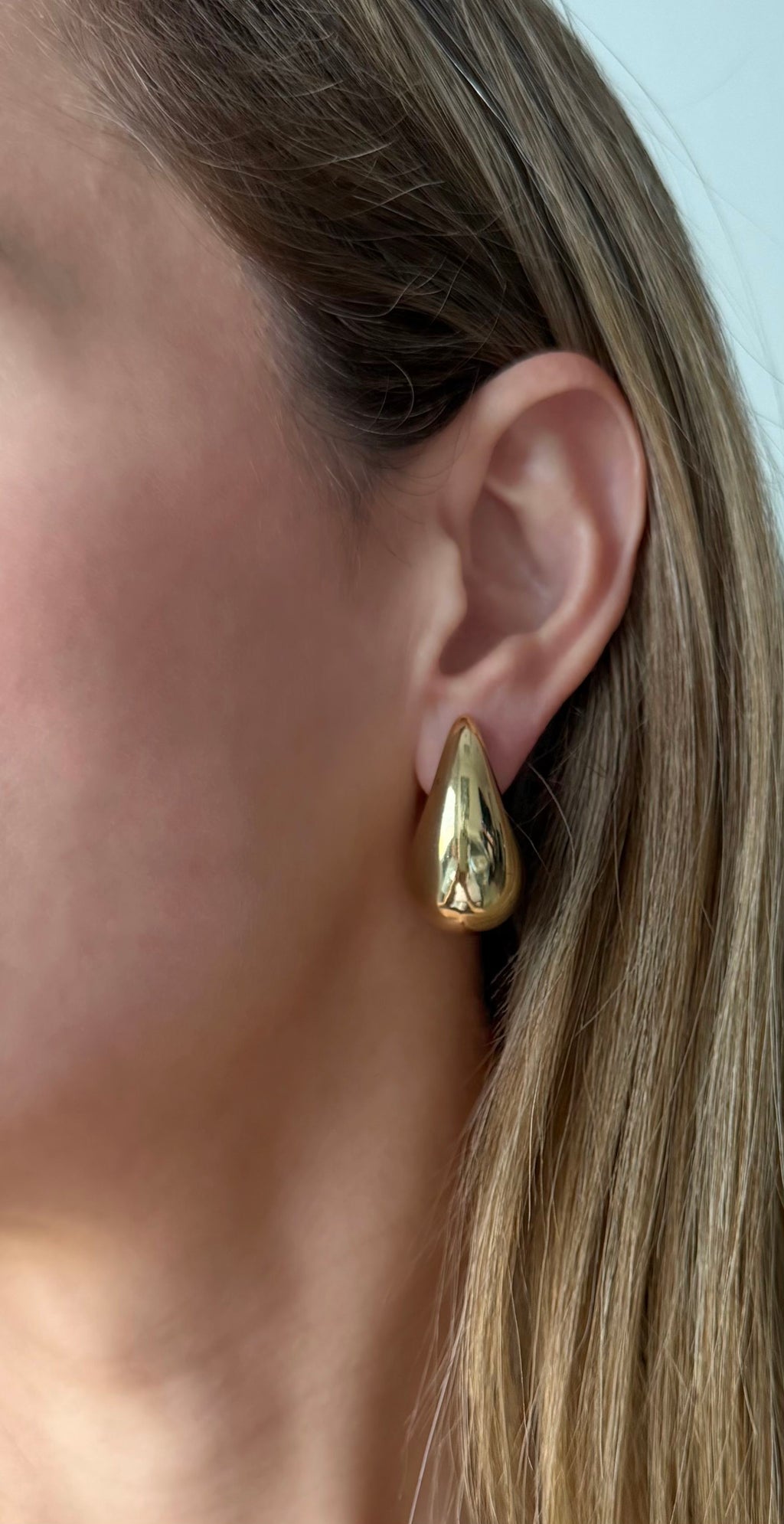 Bold Teardrop Stud Earrings