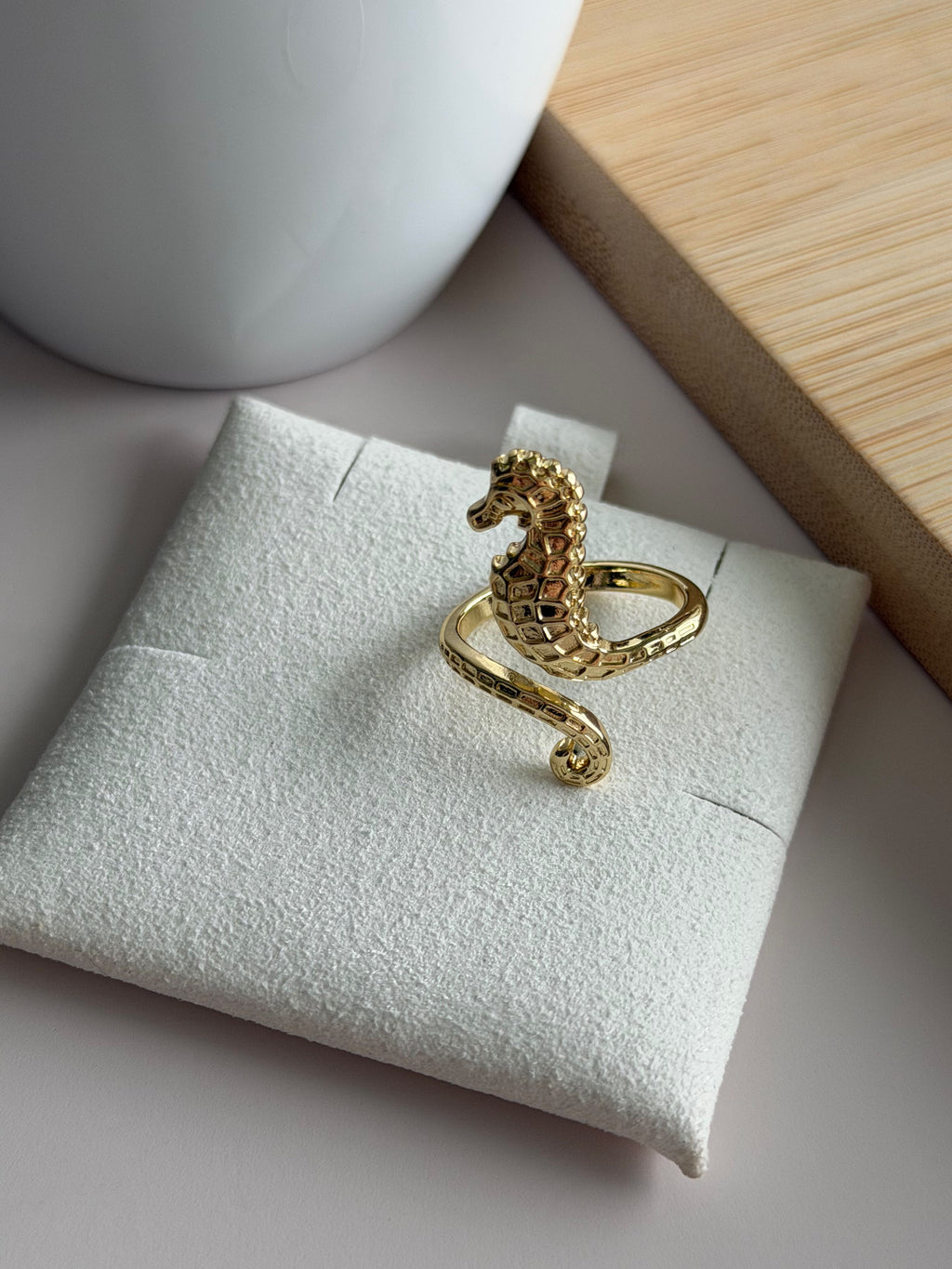 Seahorse Open Ring