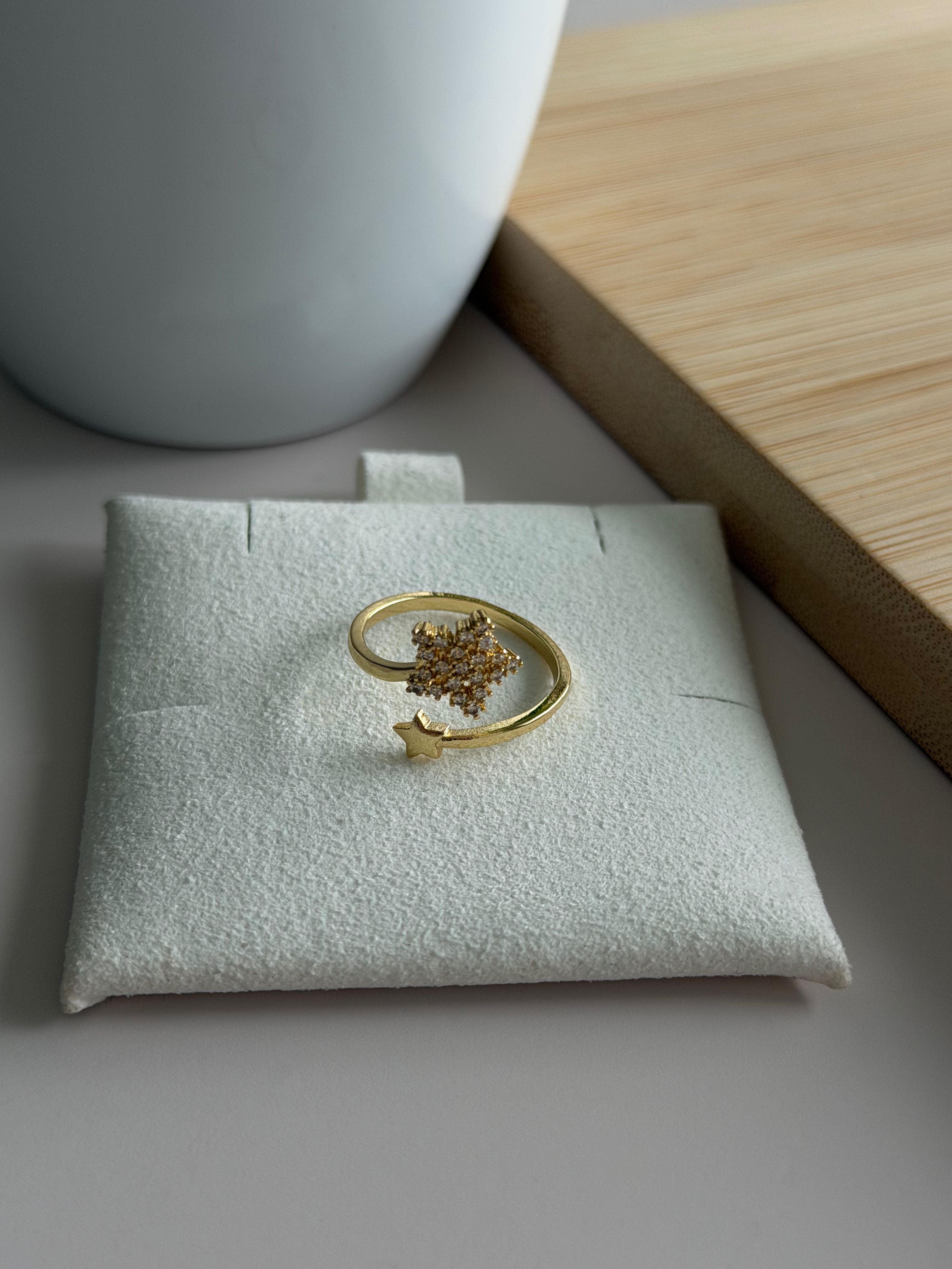 Star Duo Adjustable Ring