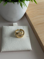 Gold Evil Eye Ring