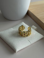 Hexagon Gem Ring
