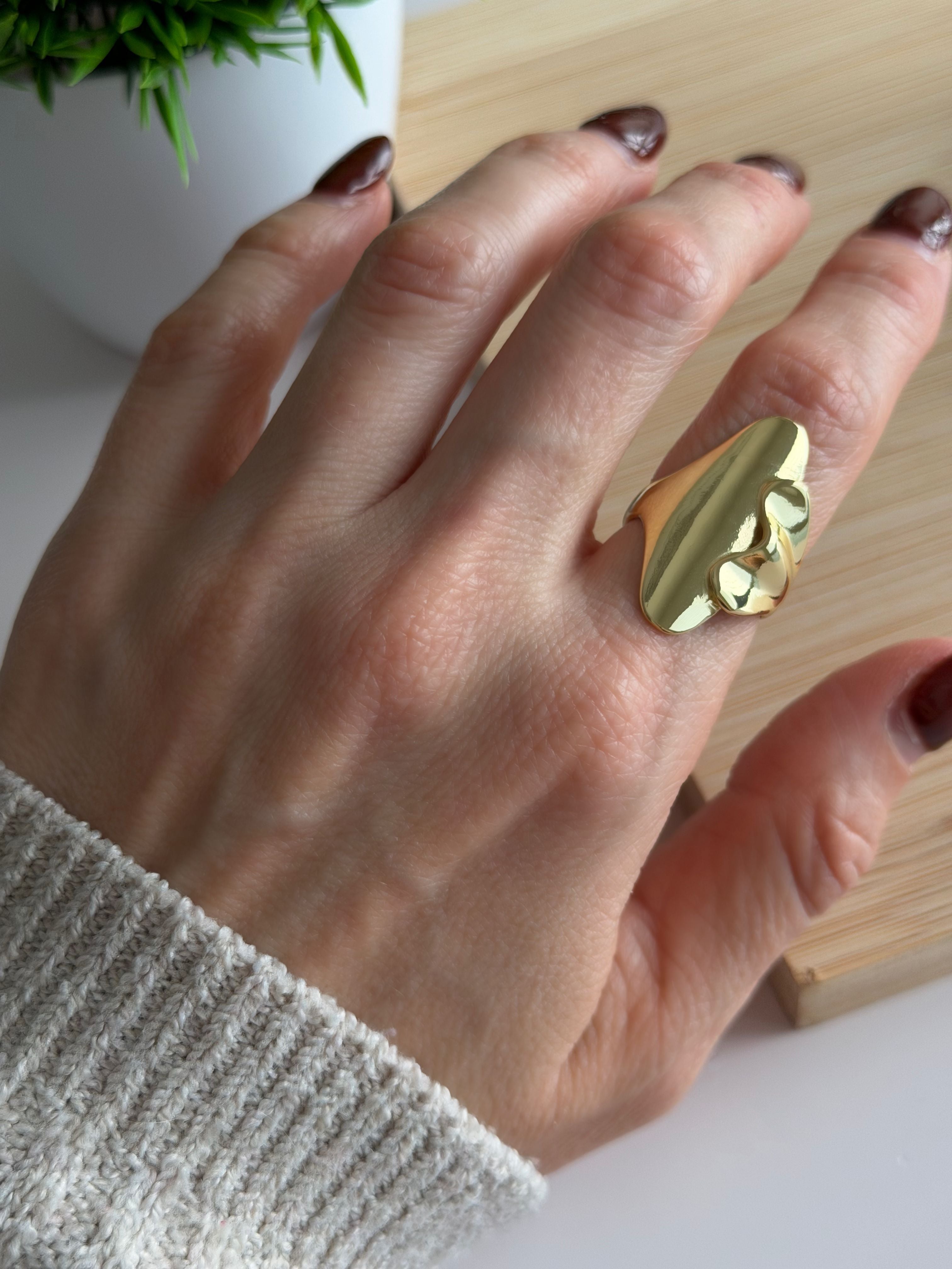 Abstract Sculpted Ring
