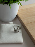 Triple Droplet Open Ring
