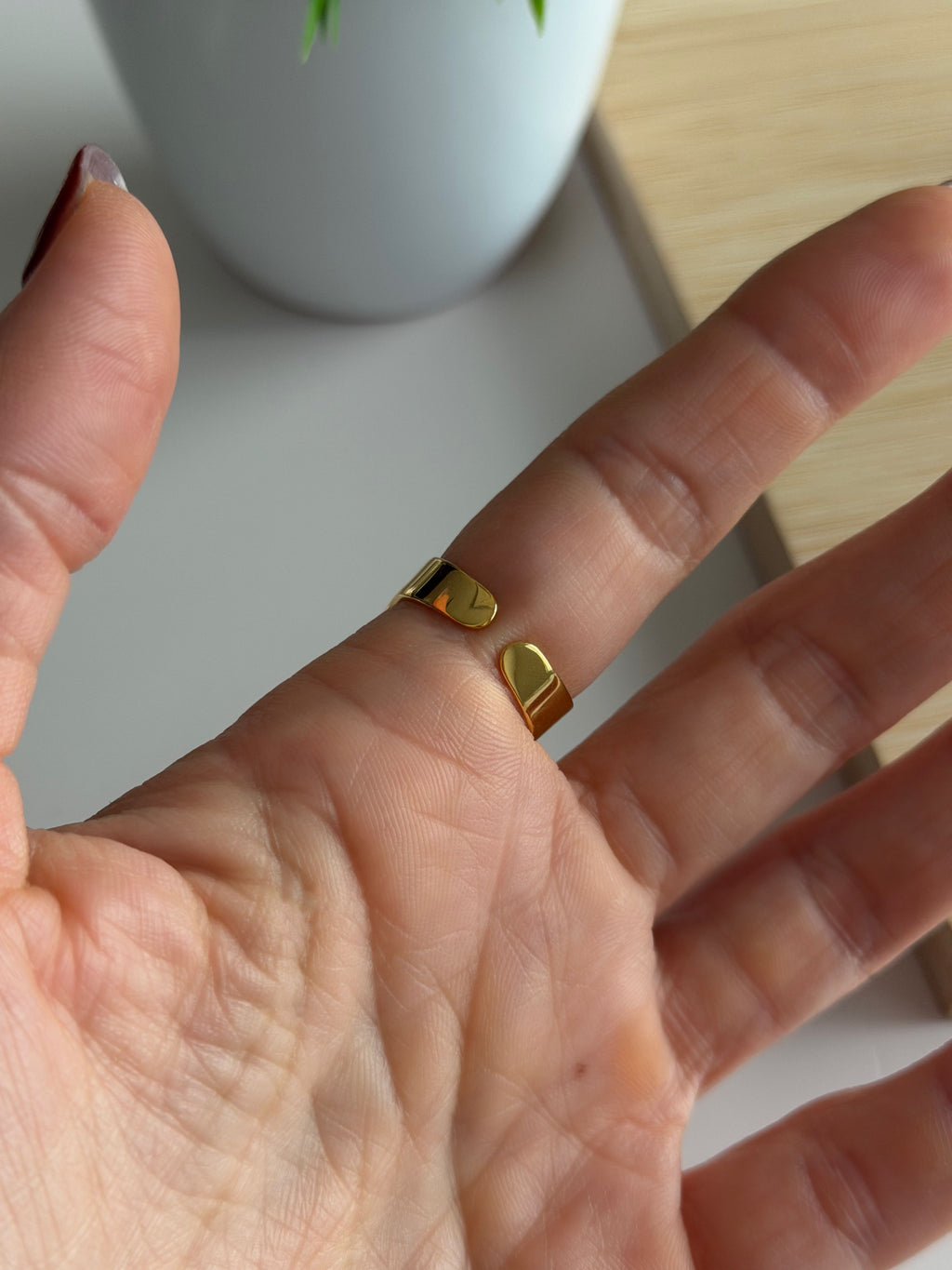 Orbit Oval Statement Ring