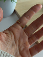 Modern Spiral Statement Ring