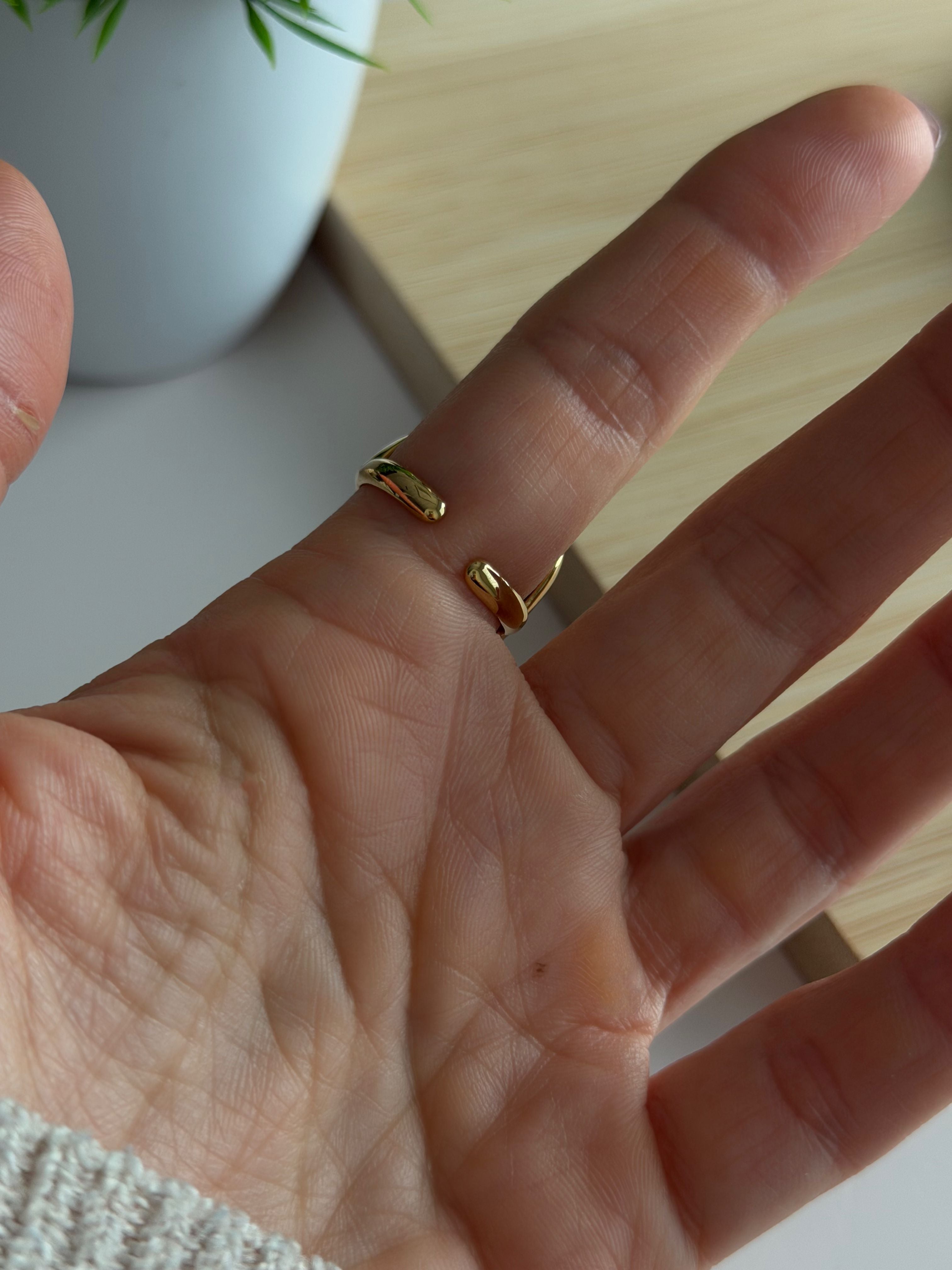 Modern Spiral Statement Ring