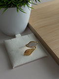 Dual Leaf Open Ring