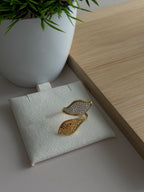 Dual Leaf Open Ring