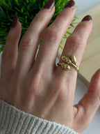 Drop Curve Ring