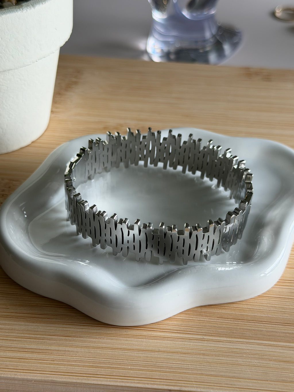 Geometric Link Bracelet