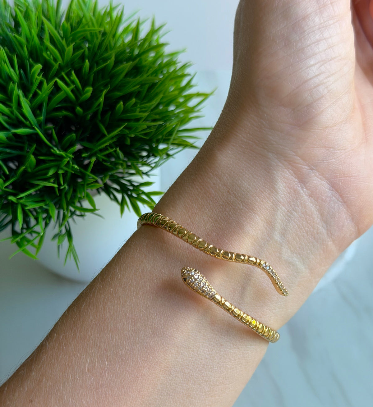 Serpent Cuff Bracelet
