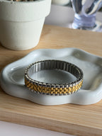 Bicolor Flex Link Bracelet