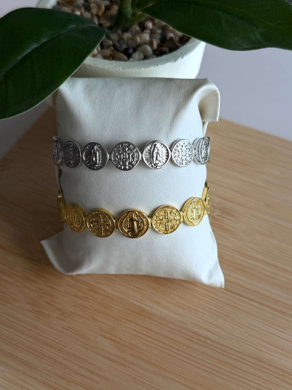 Sacred Medallion Adjustable Bracelet