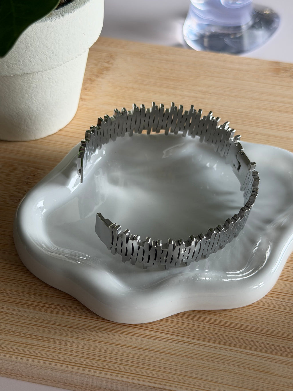 Geometric Link Bracelet