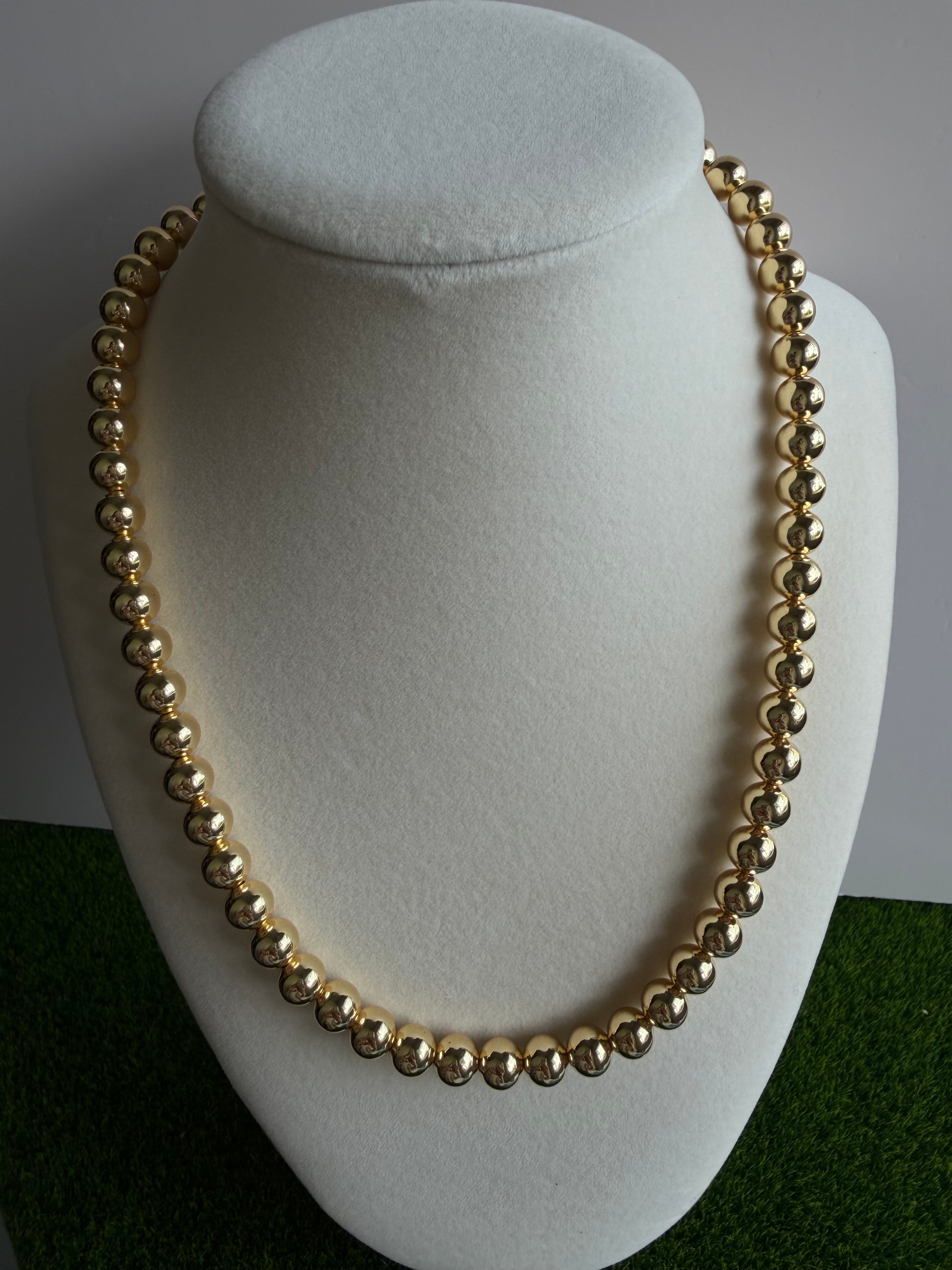 Beaded Ball Necklace