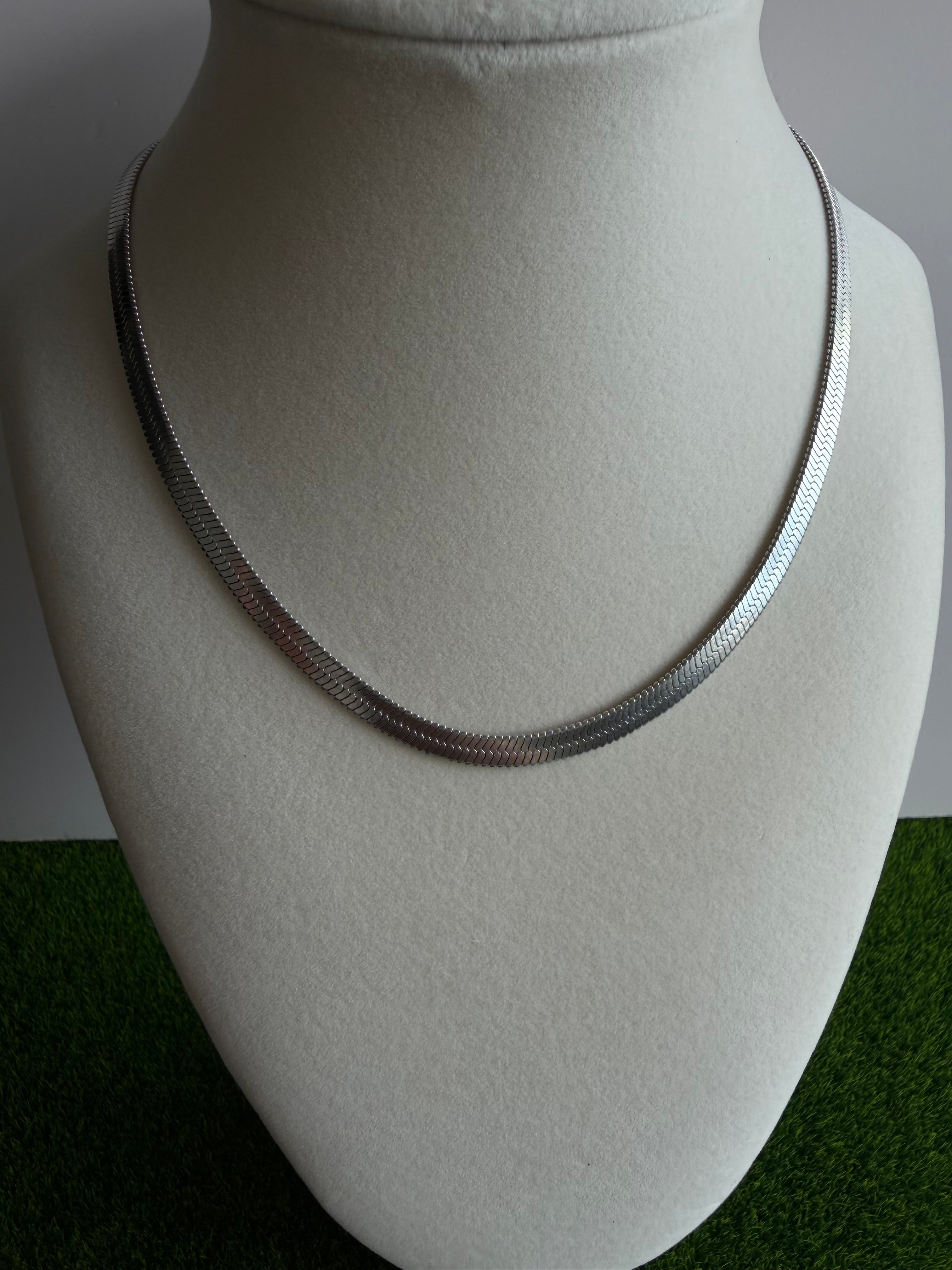 Herringbone Chain Necklace