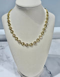 Golden Heart Link Necklace