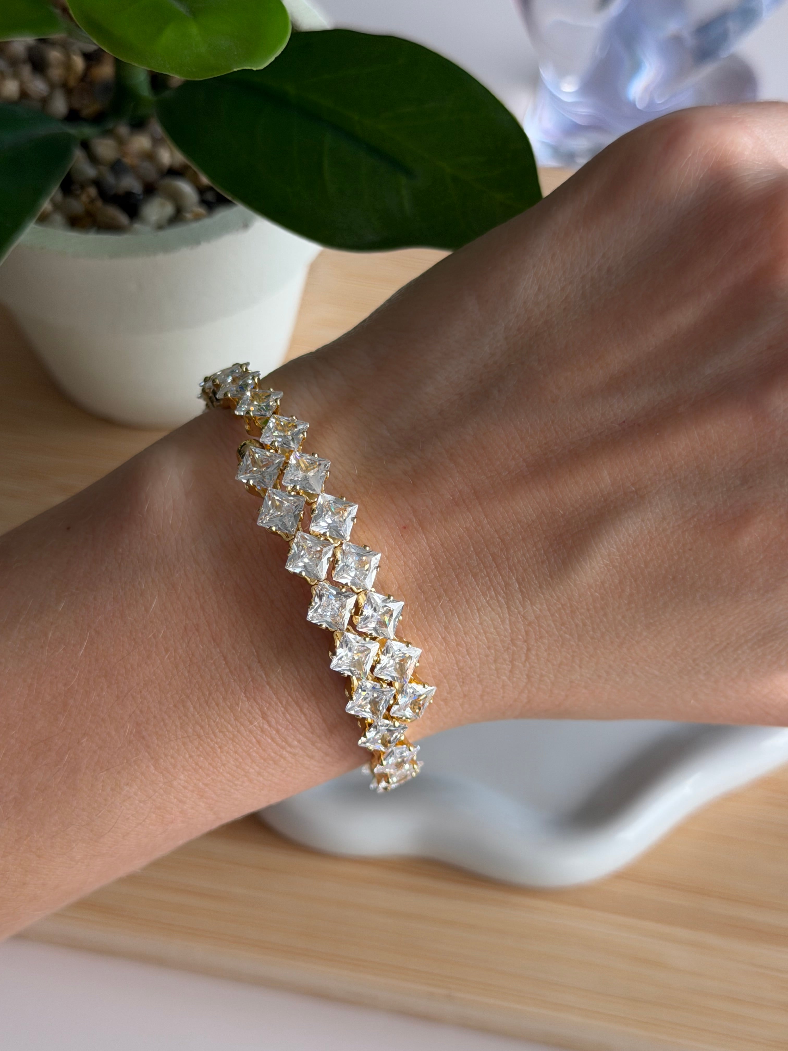 Princess Zig Tennis Bracelet