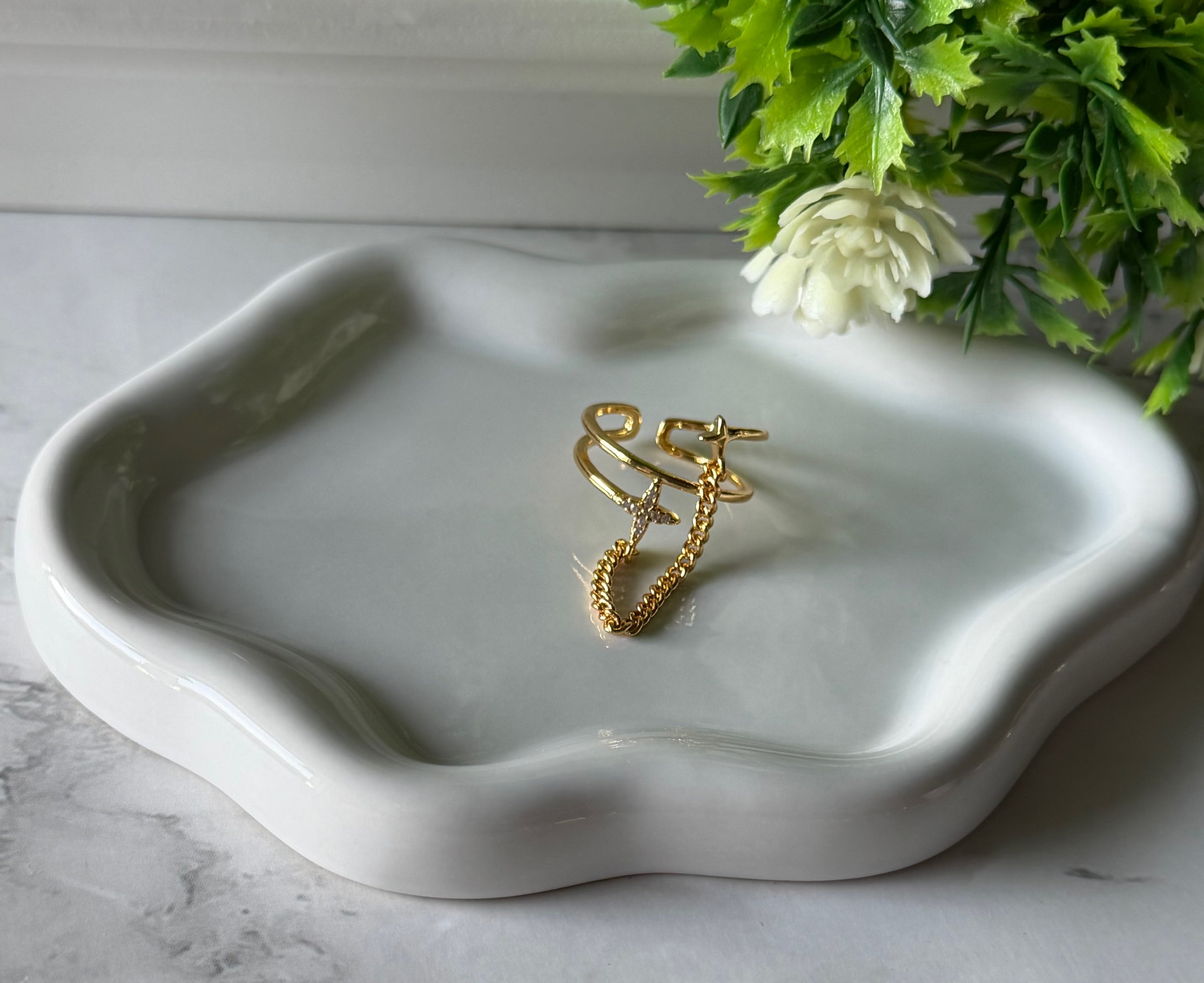 Double Star Chain Ring