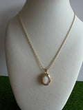 Virgin Mary Gold Necklace