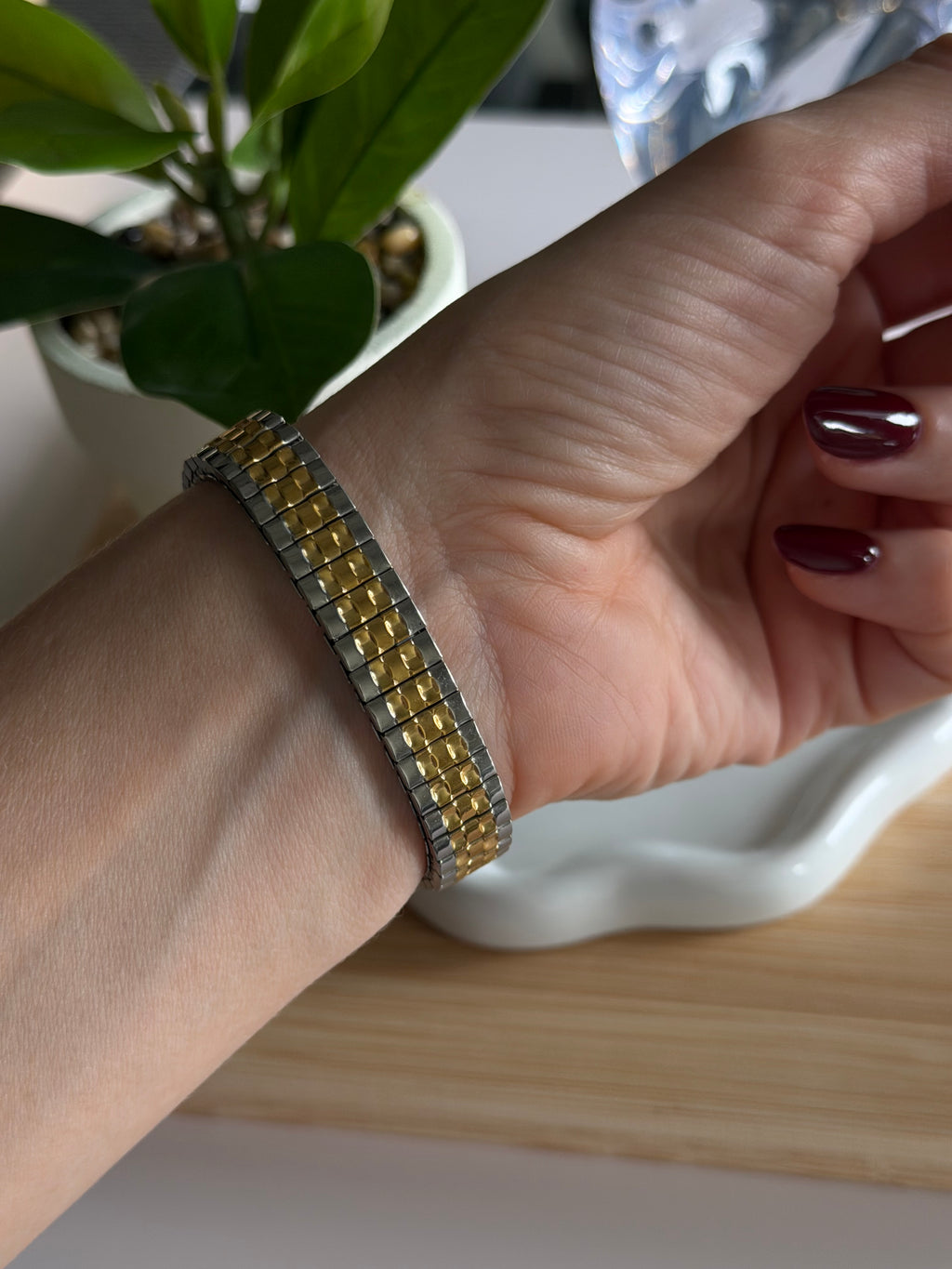 Bicolor Flex Link Bracelet