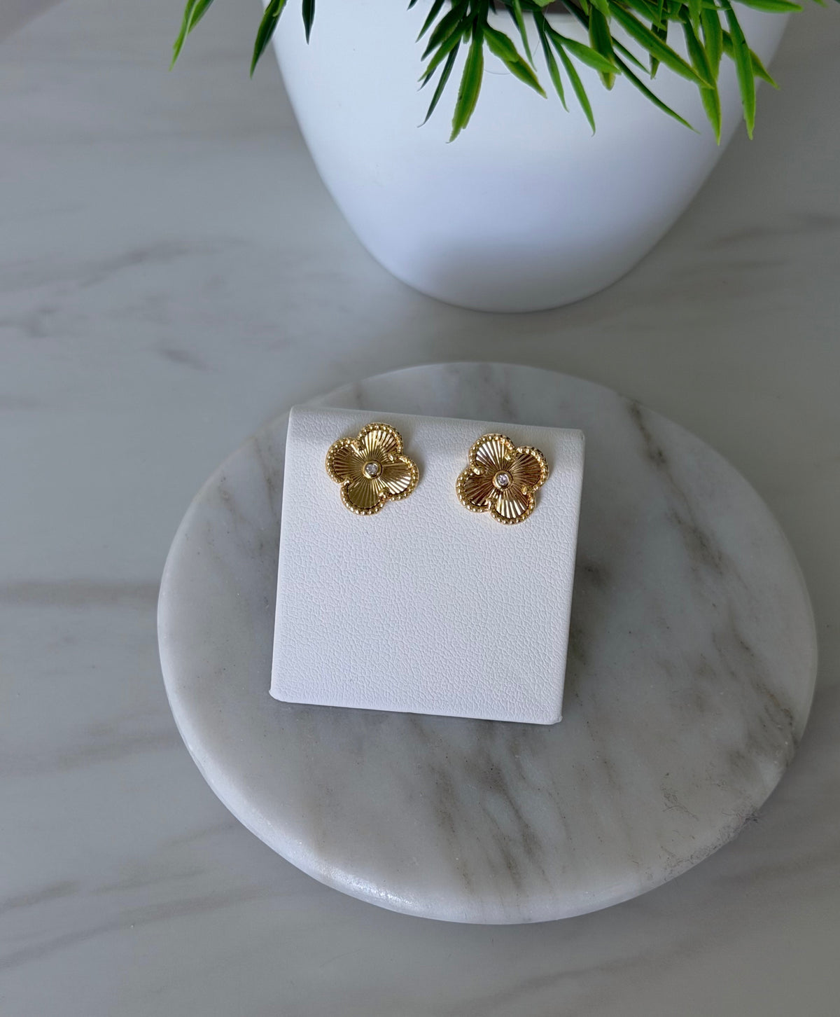 Golden Bloom Studs