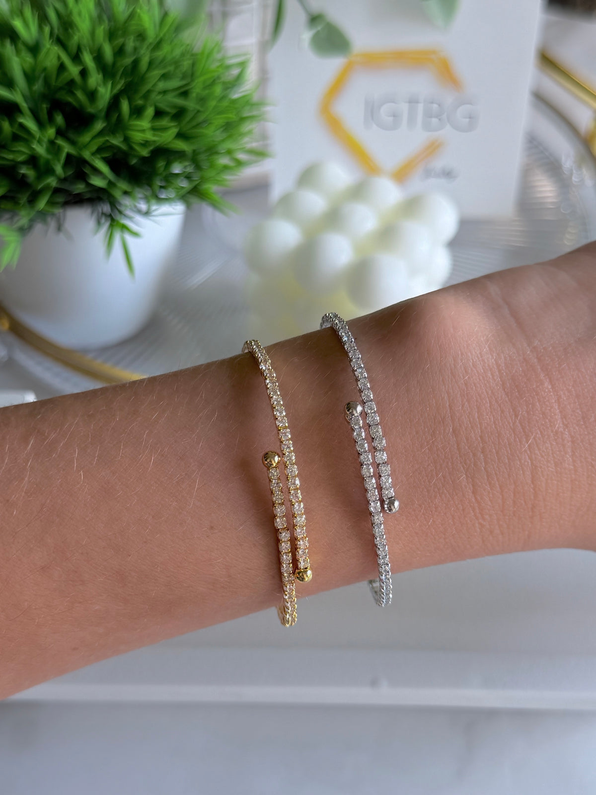Delicate Wrap Tennis Bracelet