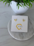 Dainty Butterfly Studs
