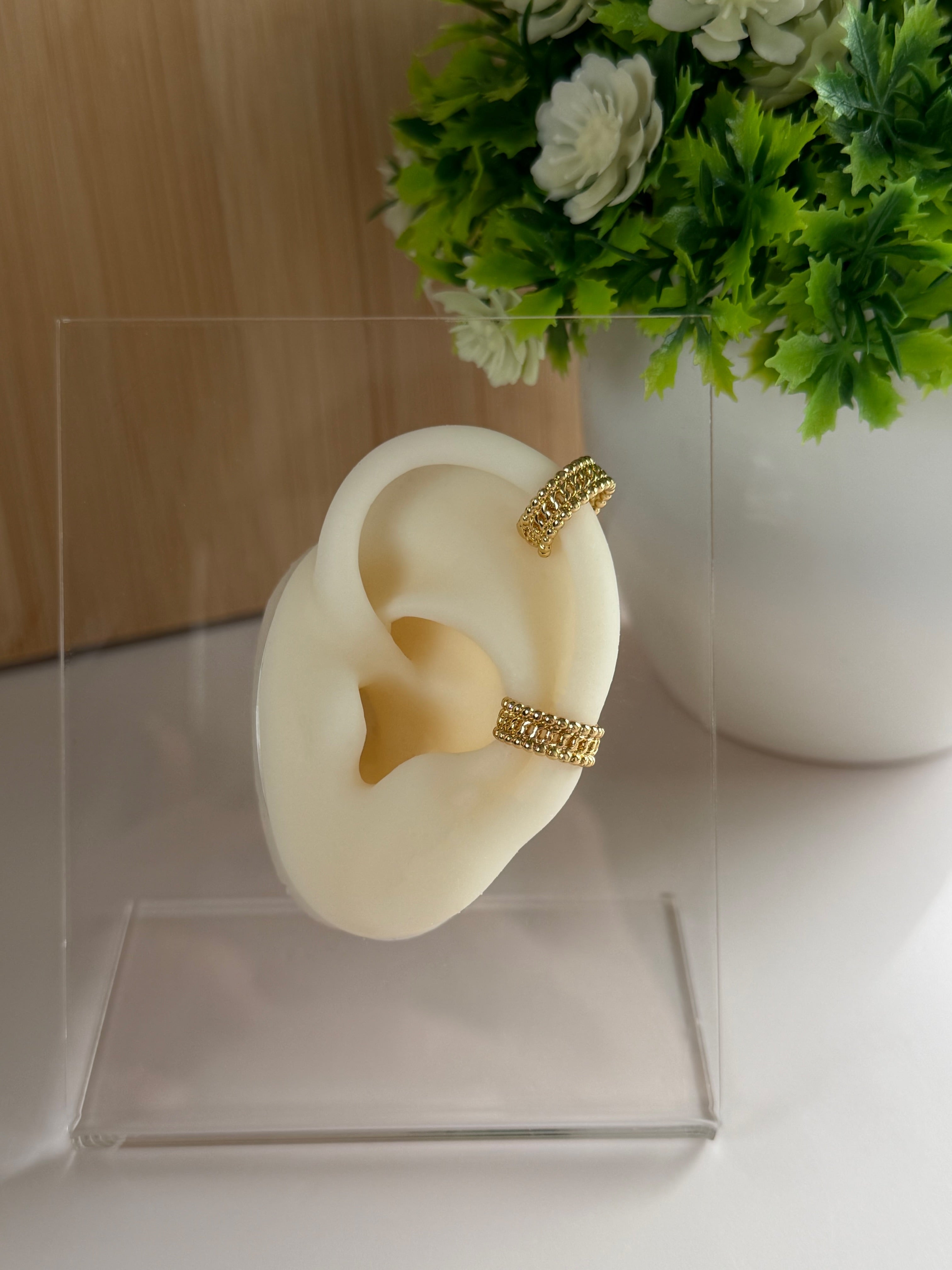 Triple Row Glam Ear Cuff