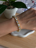 Classic Gold Princess Tennis Bracelet
