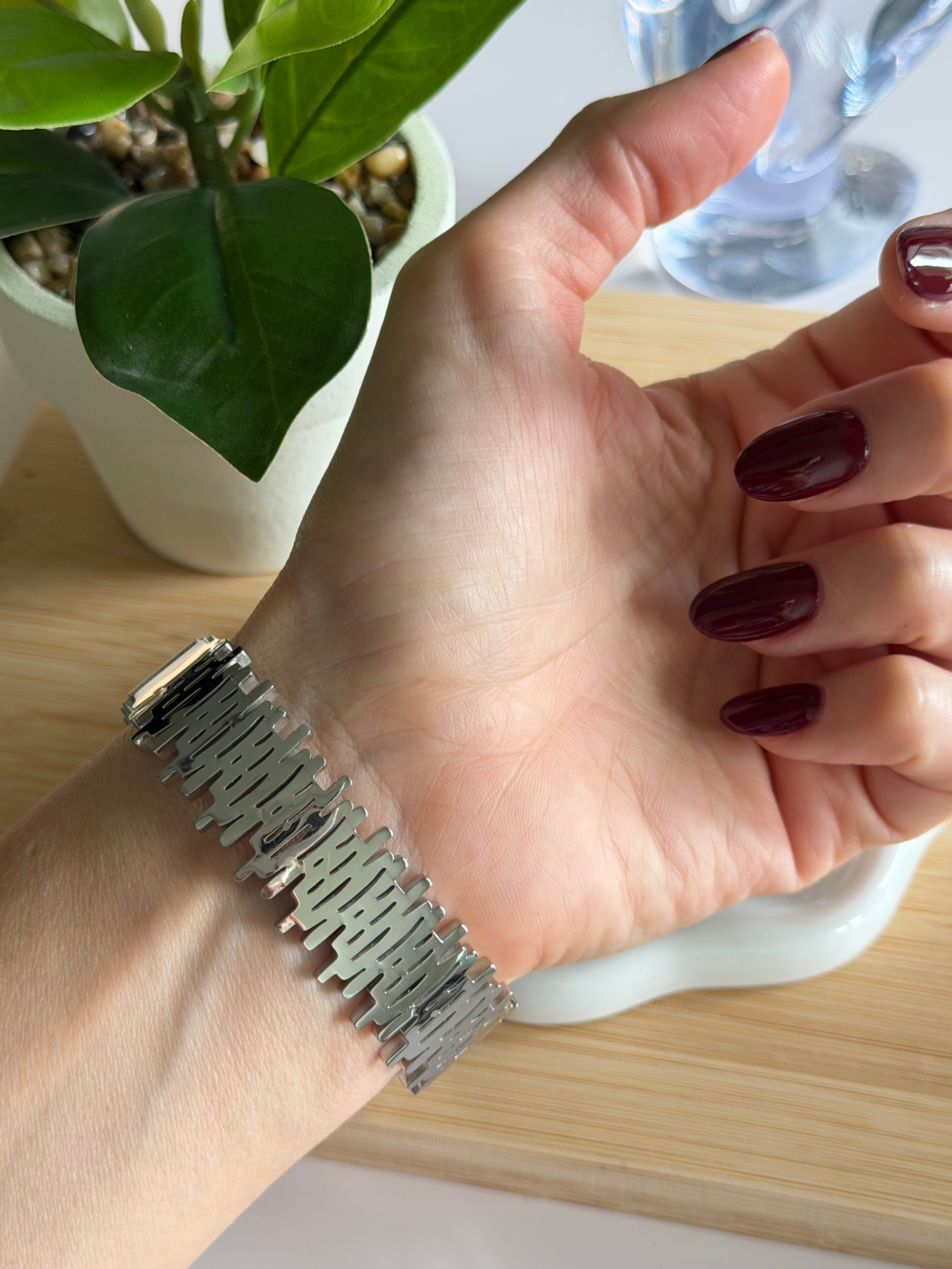 Geometric Link Bracelet