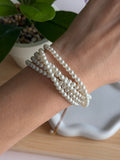 Classic Multi-Strand Pearl Bracelet