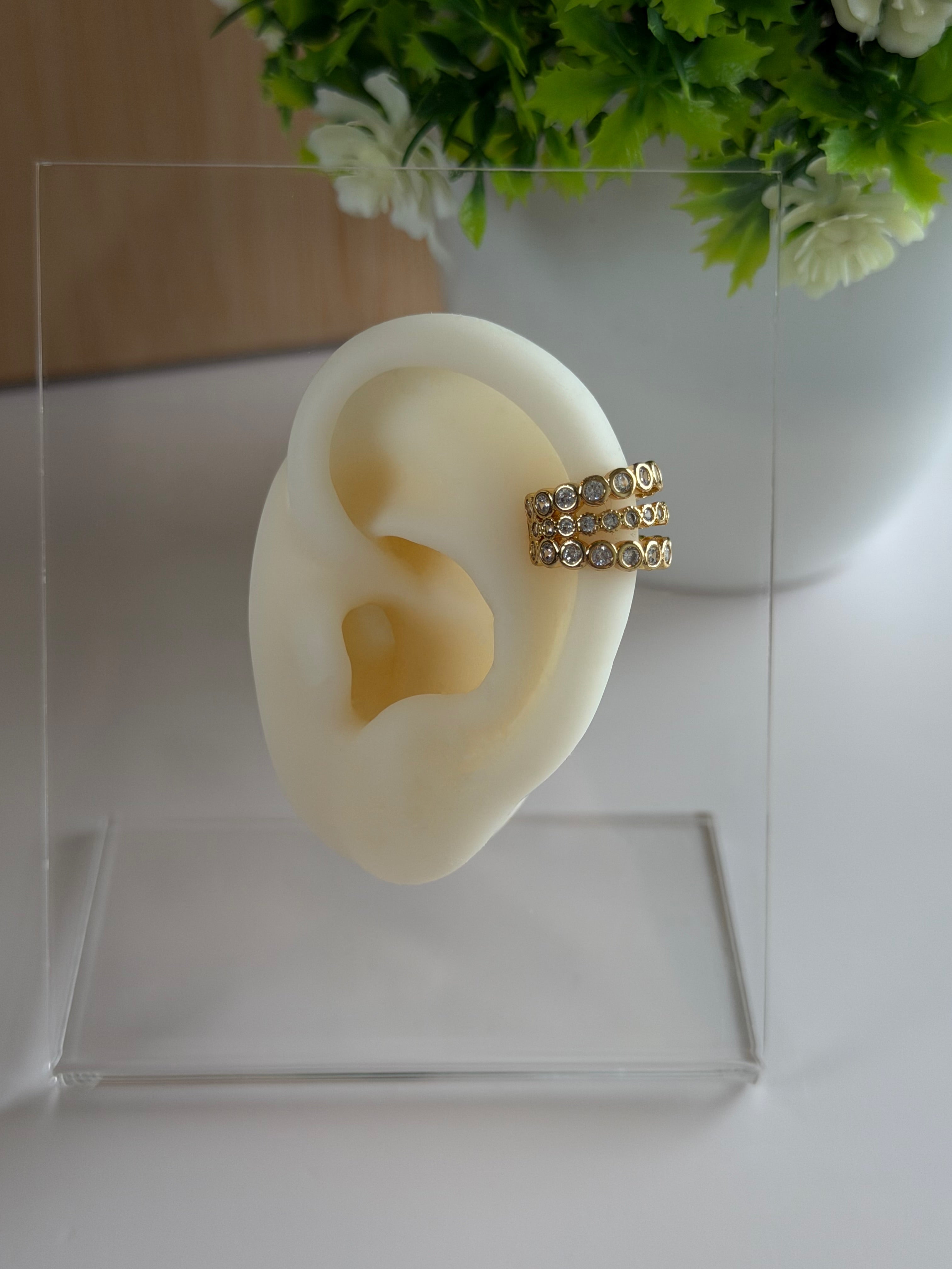 Double Row Sparkle Ear Cuff